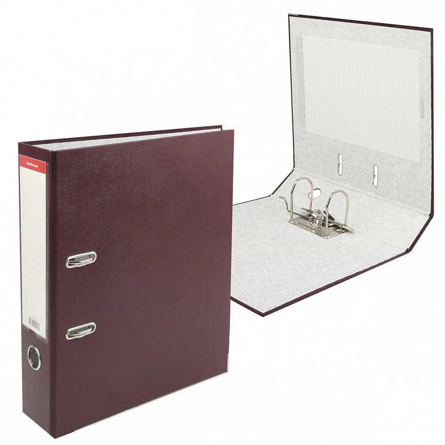 Папка регистратор 70мм - Бордовая Erich Krause (20шт*кор)