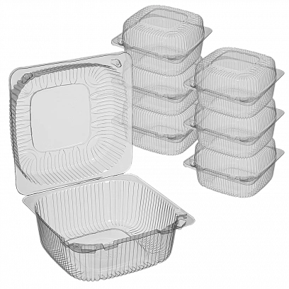 РК 11д Контейнер с крышкой 980мл - [600шт] 107х101х69 