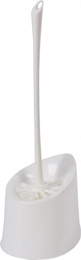 Подставка + Ерш - Белый, открытый, пластиковый (6шт*кор)