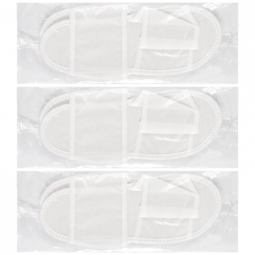 Тапочки Спанбонд подошва эва-3 - открытый мыс (200пар*кор) мк