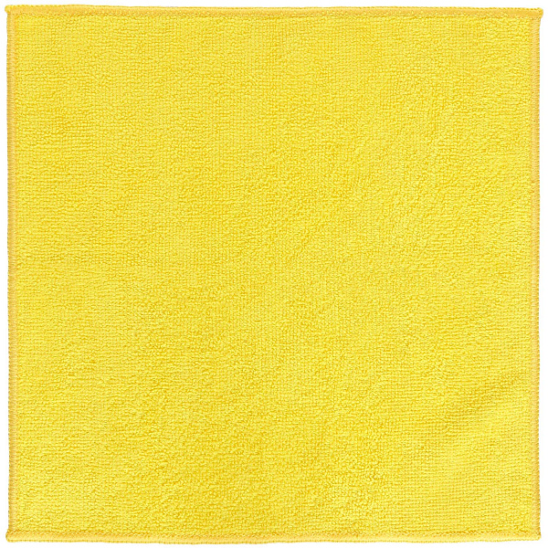 Микрофибра 30х30 - оверлок Желтая 220гр (100шт*кор)