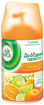 Airwick - Апельсин и бергамот | сменный баллон 250мл (6шт*кор) 