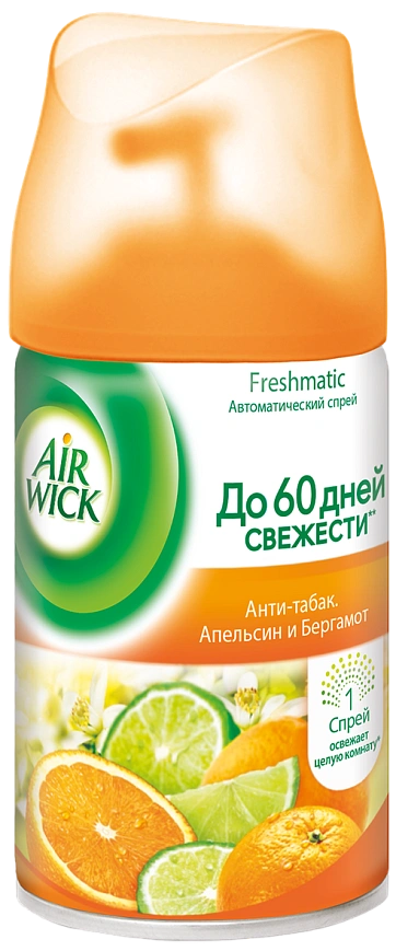 Airwick - Апельсин и бергамот | сменный баллон 250мл (6шт*кор) 