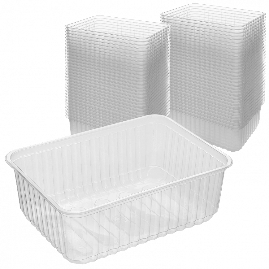 Д-Полимер Контейнер 179х132 прямоугольный 1000мл - 50шт (10уп*кор) 