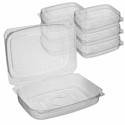 РК 30 Контейнер с крышкой 2400мл - [350шт] 218х150х64 