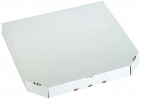 Коробка для пиццы 33х33 Белый / Крафт микрогофра (100шт)