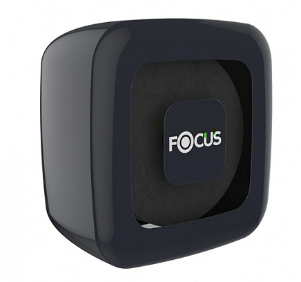 Диспенсер "Focus" черный для туалетной бумаги в средних рулонах