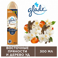 Освежитель воздуха "Glade" 300мл Удовое дерево (12шт-уп)