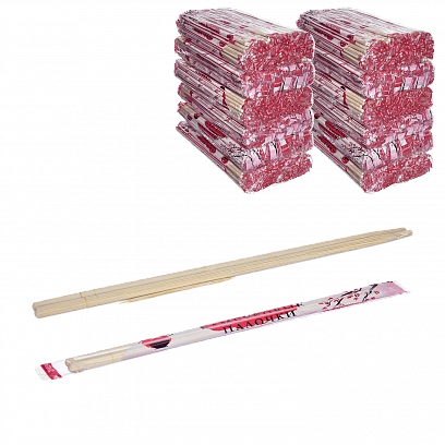 Палочки для ролл круглые в пленке - 100шт бамбуковые (30уп*кор)