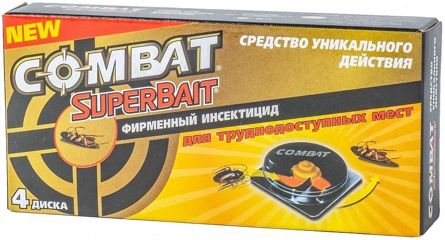 Средство от тараканов "COMBAT" (6шт) Средство от тараканов "COMBAT" (6шт)