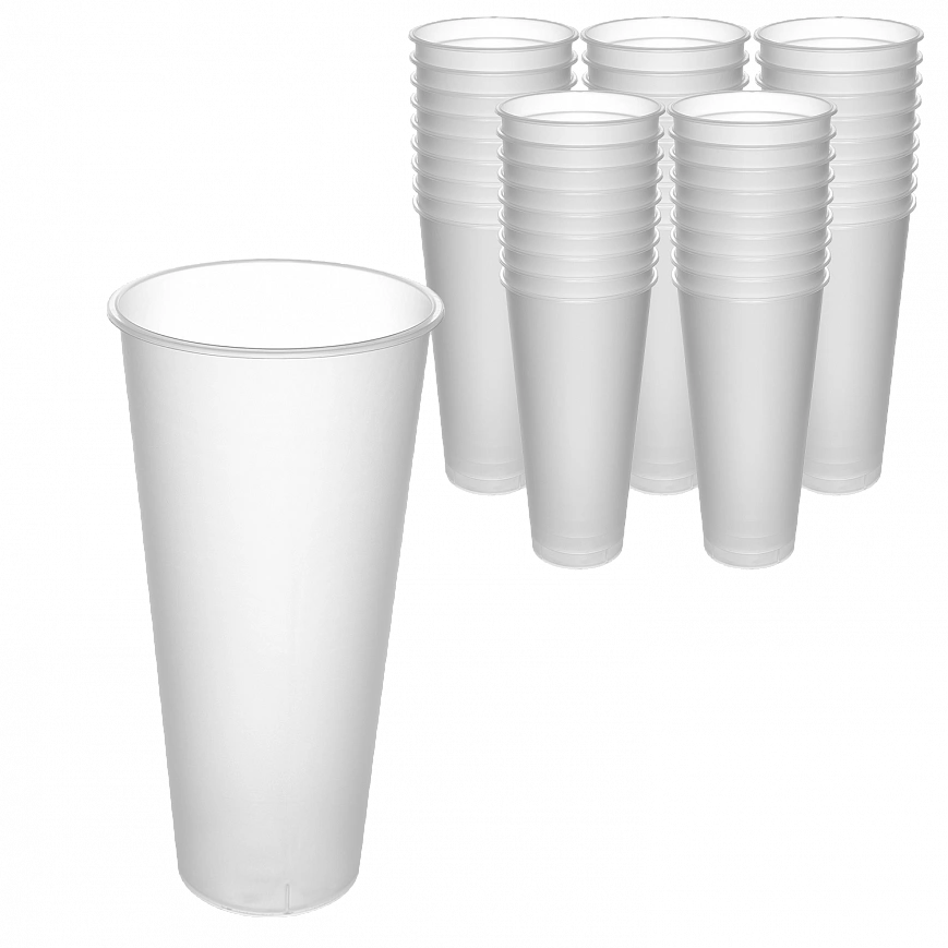 Bubble Cup Стакан пластиковый 650мл Матовый - 10шт в упак (PP) (20уп в кор) Bubble Cup Стакан пластиковый 650мл Матовый - 10шт в упак (PP) (20уп в кор)