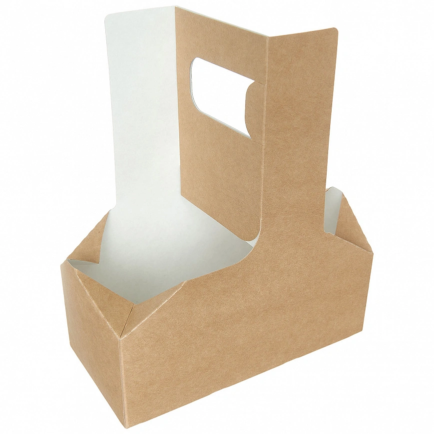 Подставка для 2-х стаканов картонная 25шт (14шт-уп) "Cupholder"