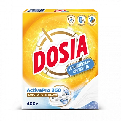 DOSIA - 400гр для Белого, стираньный порошок (22шт*кор)