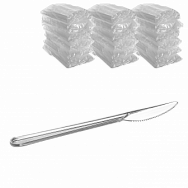 Premium Прозрачный нож - 50шт пластиковый (50уп*кор)