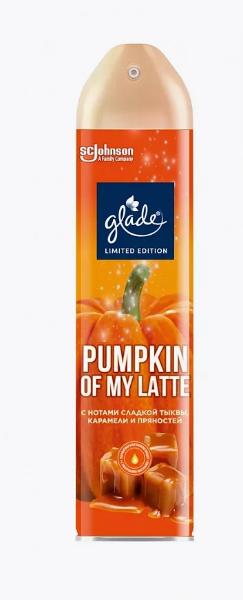 Glade - Тыква, карамель, пряности | освежитель воздуха 300мл (12шт*кор) 