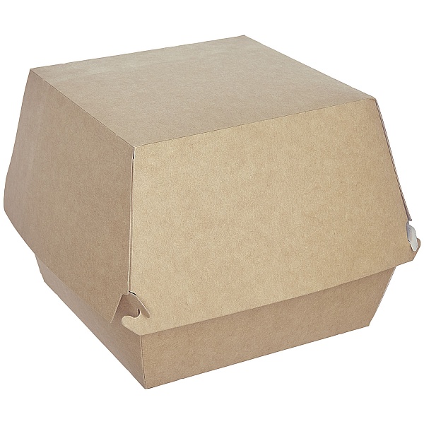 DE Burger коробка для бургера крафт XL - [150шт] 112х112х112