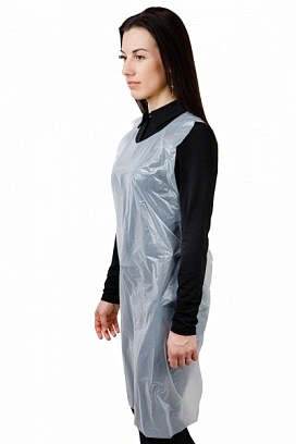 Фартук полиэтиленовый Стандарт 81х125см - 100шт МС (10уп в кор) Фартук полиэтиленовый Стандарт 81х125см - 100шт МС (10уп в кор)