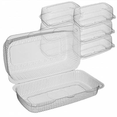 РК 38м Контейнер с крышкой 2200мл - [220шт] 217х108х82 