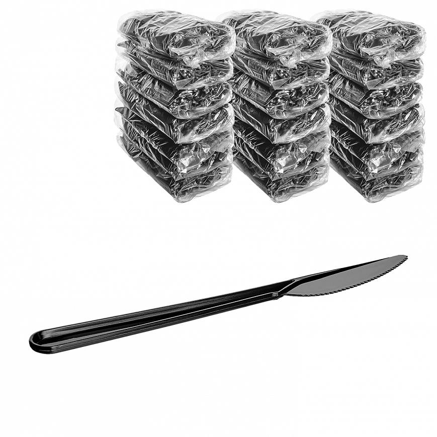 Premium Черный нож - 50шт пластиковый (50уп*кор)