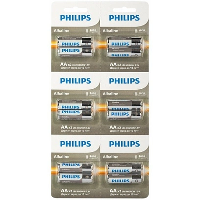 Батарейки АА - Philips 2шт