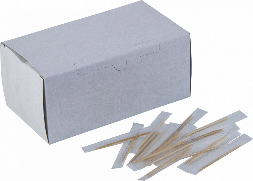 Зубочистки в пленке 1000шт (50уп*кор)