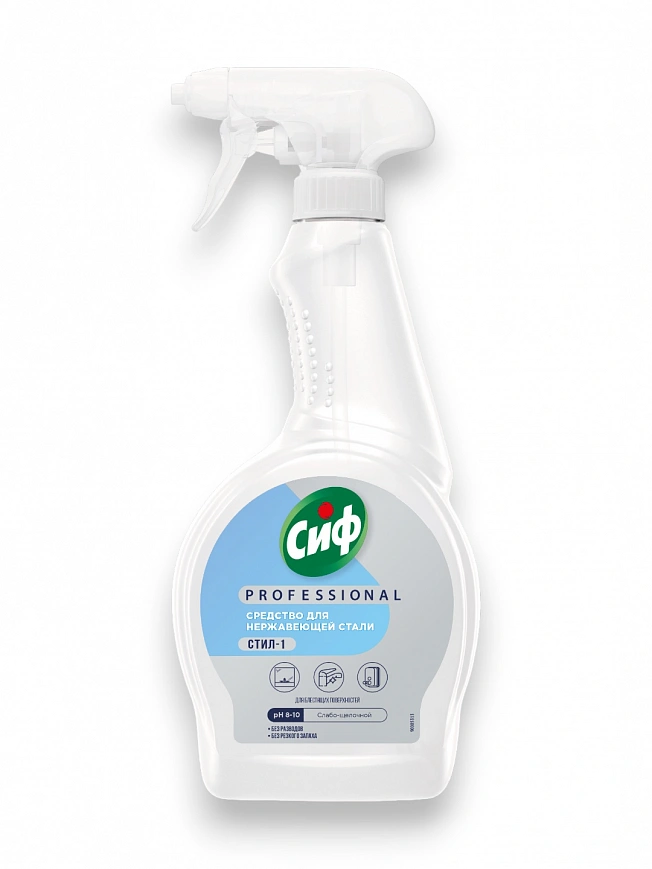 Сиф для стекол и нержавеющей стали 500мл, спрей (12шт*кор)