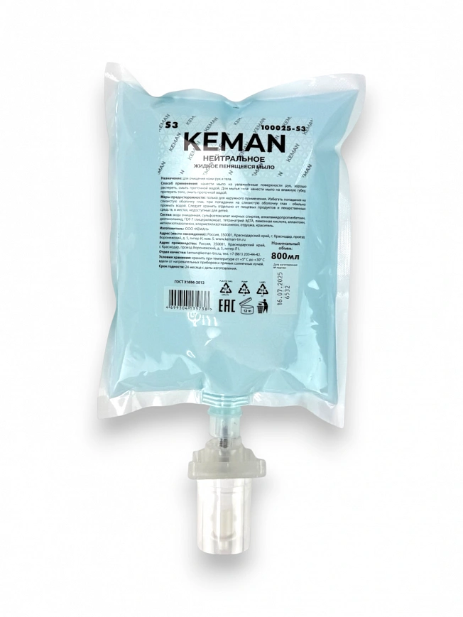 Keman аналог Tork Сенсор 800мл Пена в картридже (6шт*кор)