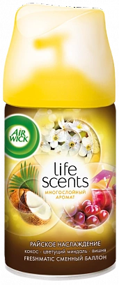 Сменный баллон "Airwick" Райское наслаждение 250мл (6шт-уп)