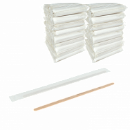 Размешиватель деревянный в инд. уп. 140мм - 250шт (24уп*кор) 