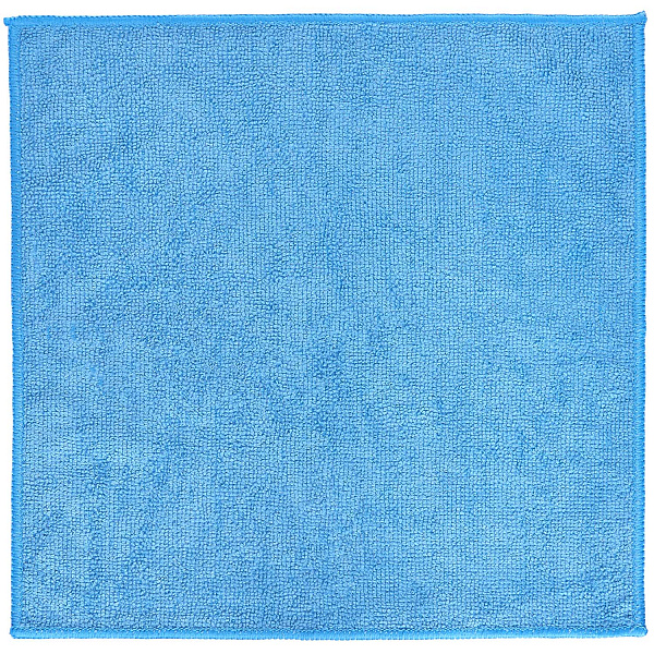 Микрофибра 30х30 - оверлок Голубая 220гр (100шт*кор)