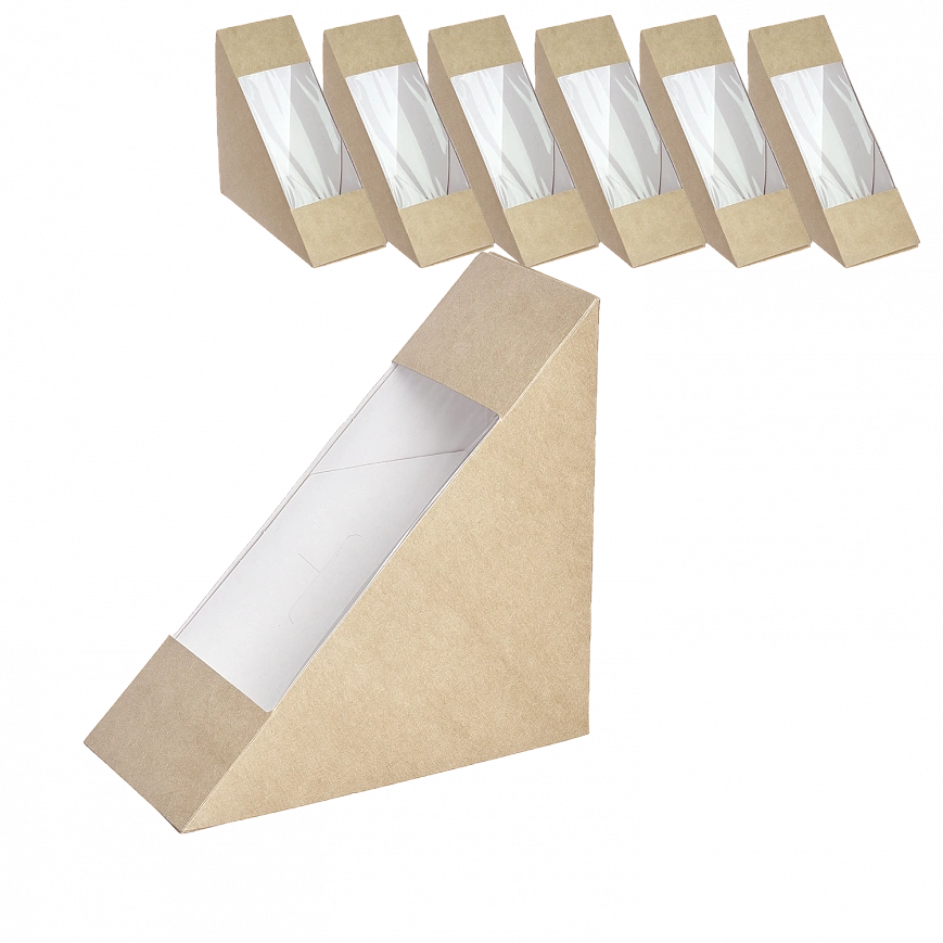 "DoECO" Sandwich - контейнер для сэндвичей 60мм - 50шт (16уп*кор) "DoECO" Sandwich - контейнер для сэндвичей 60мм - 50шт (16уп*кор)