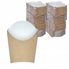DE Fry коробка для картофеля фри  L - 50шт (20уп*кор)