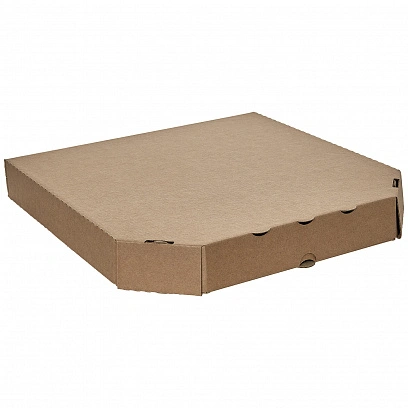 Коробка для пиццы 33х33 Крафт / Крафт микрогофра (100шт)