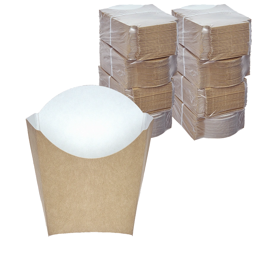 DE Fry коробка для картофеля фри M - 50шт (24уп*кор)