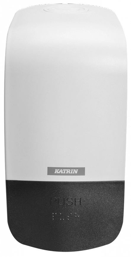 Диспенсер "Katrin" белый для пенки или жидкого мыла 0,5л 90205