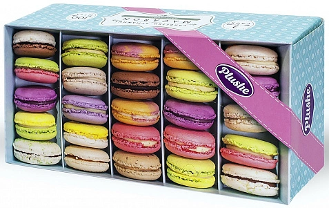 Plushe салфетки в Коробке белые 2сл 100л (35уп*кор) 