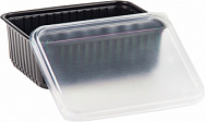 Коробка Лайт 179х132 Контейнер черный  750мл прямоугольный [500шт]