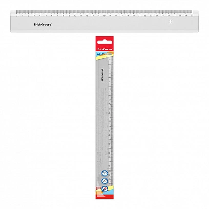 Линейка прозрачная 30см Erich Krause 