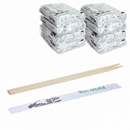 Палочки для ролл квадратные в бумаге - 100шт бамбуковые (20уп*кор)