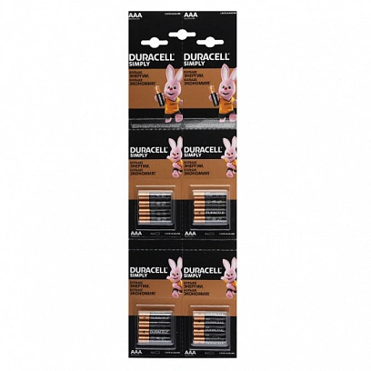 Батарейки ААА - Duracell 4шт  