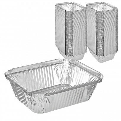 Алюминиевый контейнер  280мл - 100шт |  R3 134х103х35 (10уп*кор) 