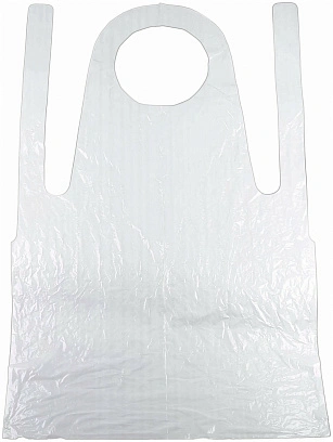 Фартук полиэтиленовый Плотный 81х125 - 50шт (20уп*кор) Фартук полиэтиленовый Плотный 81х125 - 50шт (20уп*кор)