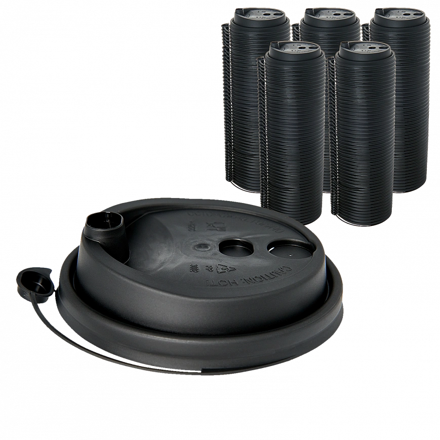 Крышка 80мм - 50шт Черная матовая (20уп*кор) ВЗЛП