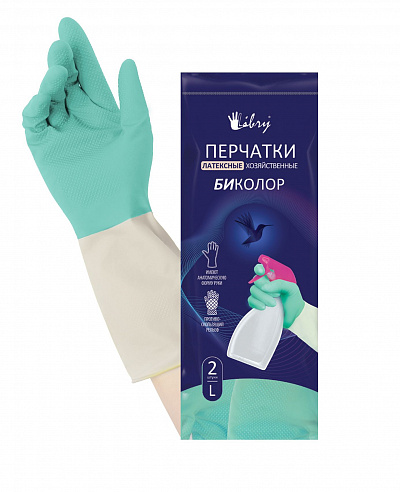 Латексные перчатки Мятно - белые M (144шт*кор)