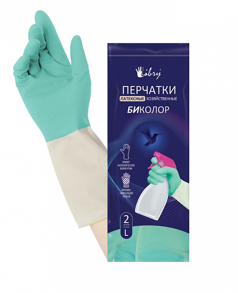 Латексные перчатки Мятно - белые M (144шт*кор)