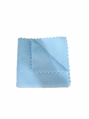 Микрофибра 220гр голубая 30*30 ультразвук (150шт*кор)