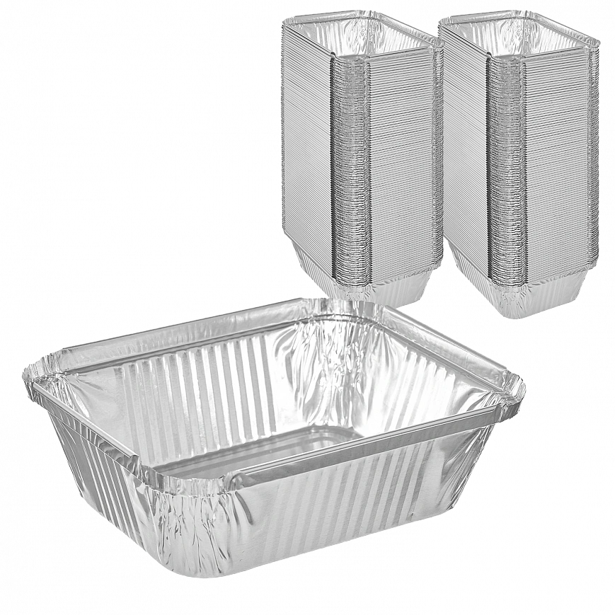 Алюминиевый контейнер  280мл - 100шт |  R3 134х103х35 (10уп*кор) 