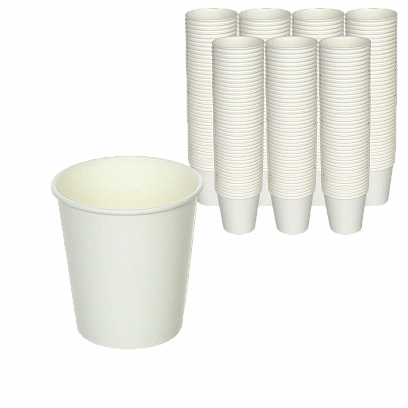 Стакан 1сл белый 100мл - 60шт бумажный (42уп*кор) 