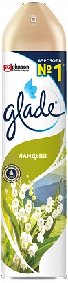 Освежитель воздуха Glade 300мл Ландыш (12шт-уп)
