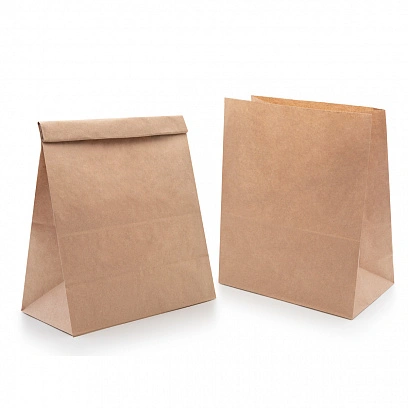 Пакет без ручек 320х200х340 - [500шт] бумажный 70гр 